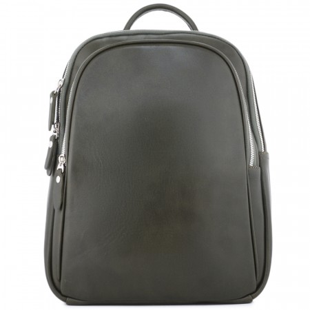 Кожаный рюкзак "Рамона" (хаки сиама)