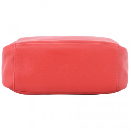 Кожаный рюкзак "Рамона" (красный)