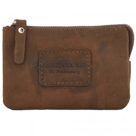 Кожаный кошелек "Солярис" (коричневый крейзи)