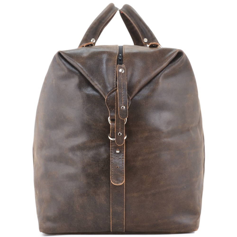 Кожаная дорожно-спортивная сумка "Англия БИГ" (коричневая наппа)