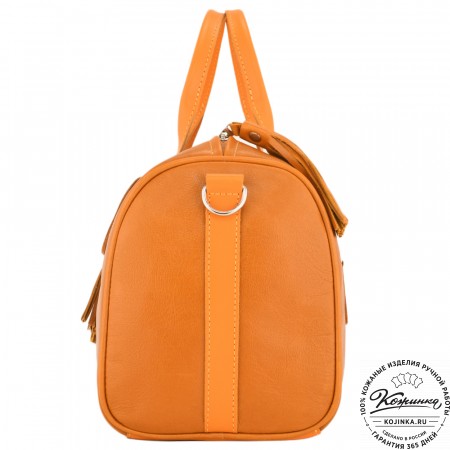  Женская кожаная сумка "Византия" (желтый)