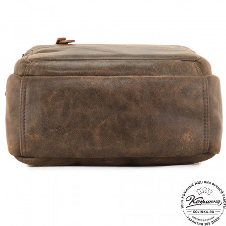 Мужской кожаный рюкзак "Джарвис" (коричневая наппа)