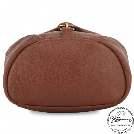 Женский кожаный рюкзак "Афродита" (фактура коричневый)