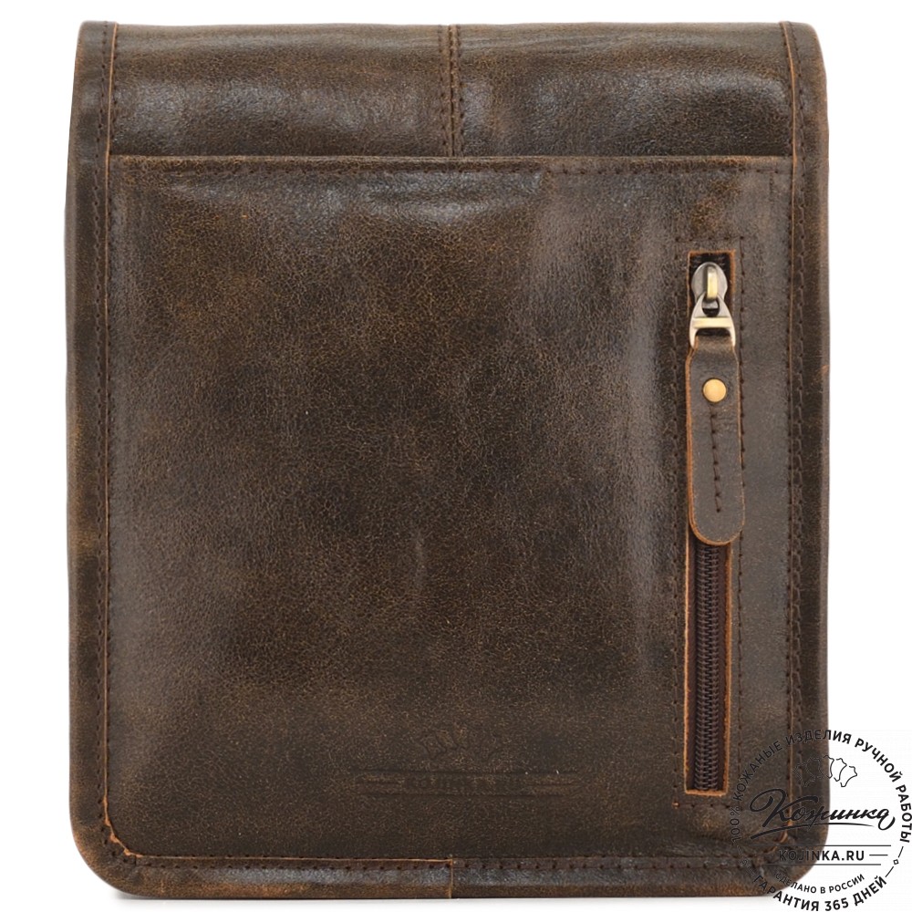 Кожаная сумка "Митчел мини" (коричневая наппа)