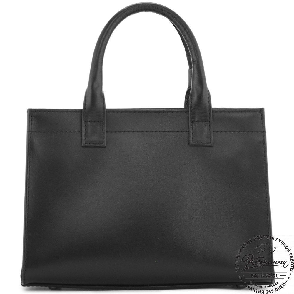 Женская кожаная сумка "Анабель" (черная)