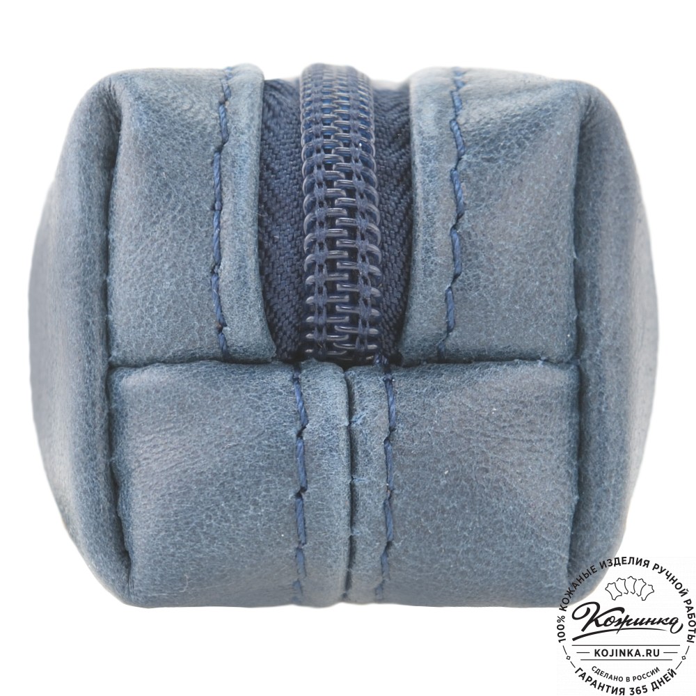 Кожаная ключница «Мальта нью» (синий)