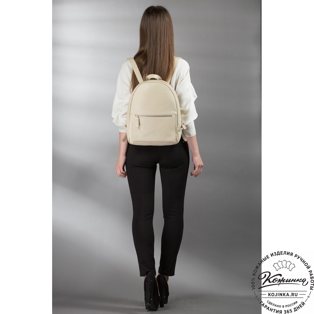  Женский кожаный рюкзак "Джессика" (темно-коричневый антик)