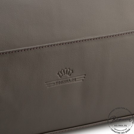 Кожаный дорожный саквояж "Гарри" (коричневый)