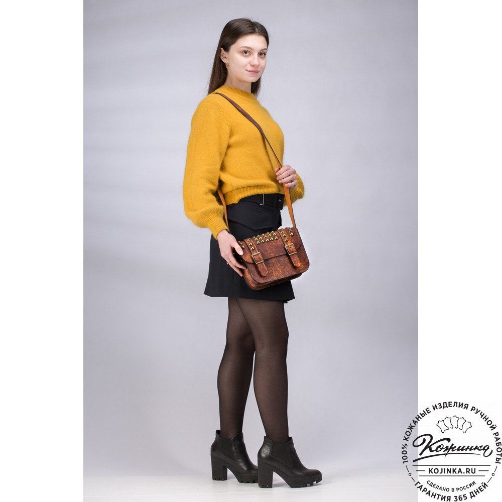 Женская кожаная сумка "Наоми" (эксклюзив)