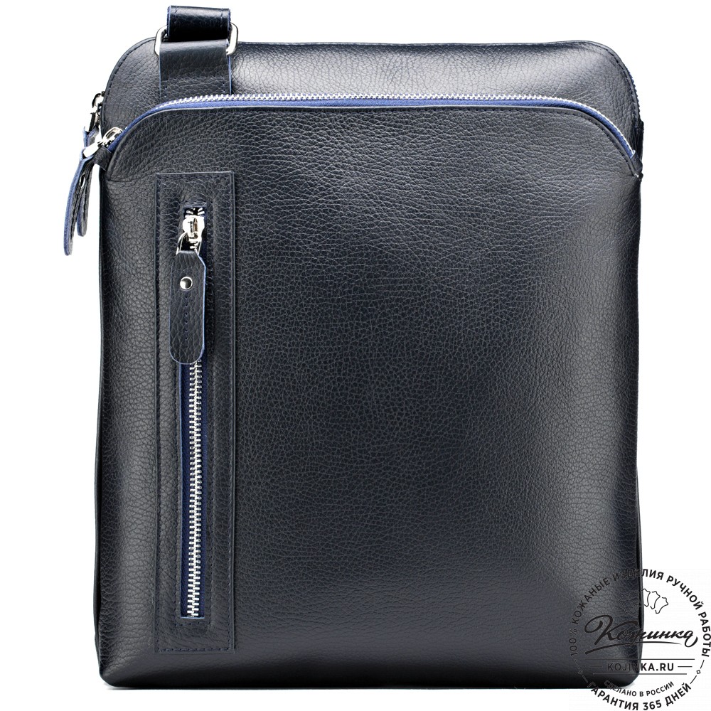 Кожаная сумка "Дороти" (синяя)