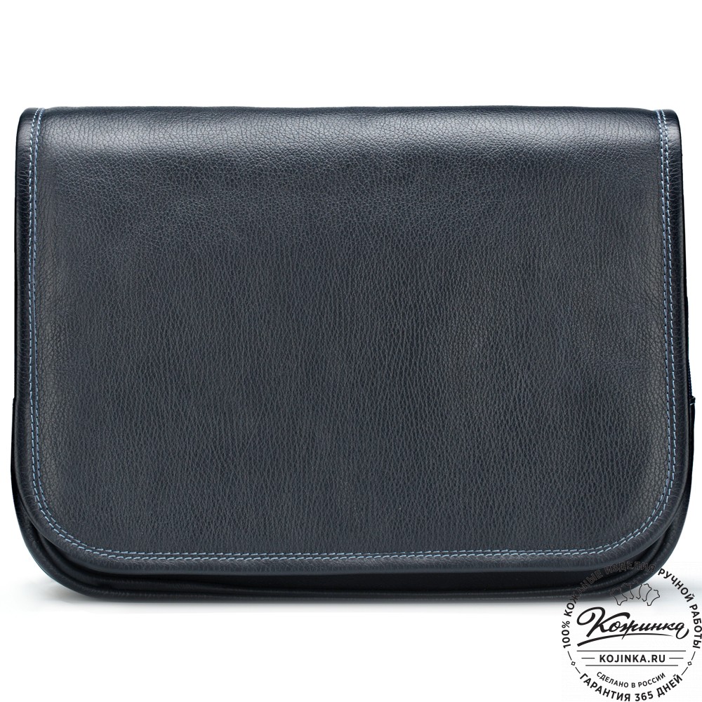 Кожаная сумка "Риана" (синяя)