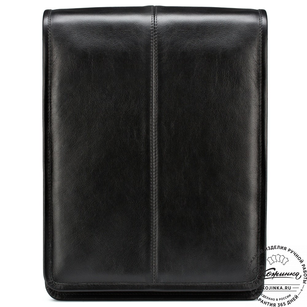 Кожаная сумка "Митчел" (чёрная)