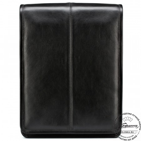 Кожаная сумка "Митчел" (чёрная)