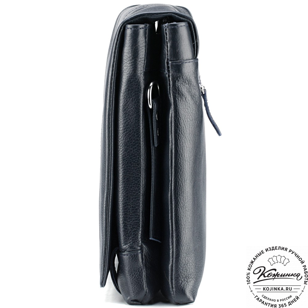 Кожаная сумка "Бавария" (синяя)