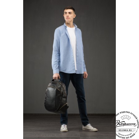 Кожаный рюкзак "Ланселот" (коричневая наппа)