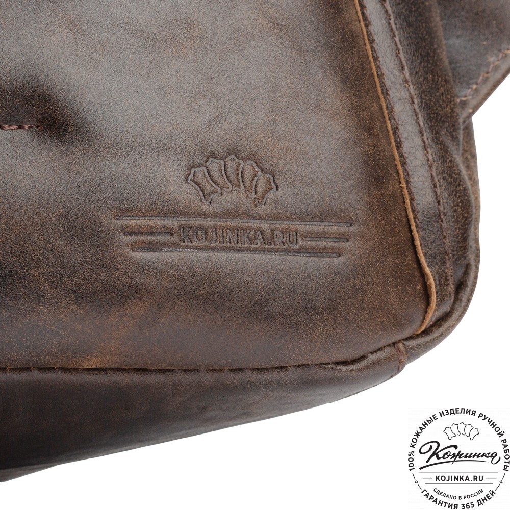 Кожаный рюкзак "Ланселот" (коричневая наппа)