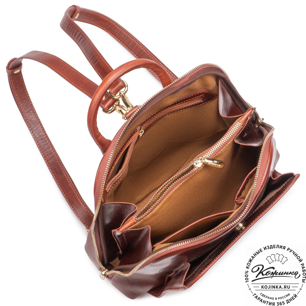 Женский кожаный рюкзак "Джорджия"  "Венецианский канал" 