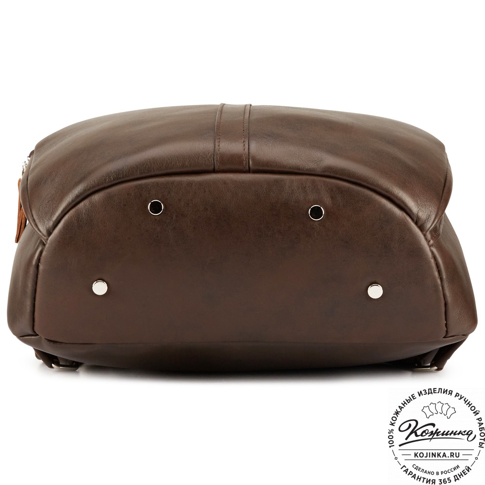 Кожаный рюкзак "Памела XL" (коричневый)