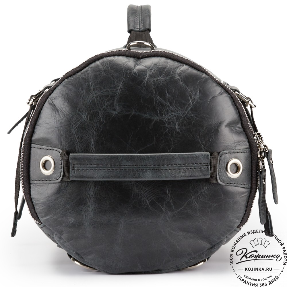 Кожаная сумка-трансформер "Скаут" (черный антик)