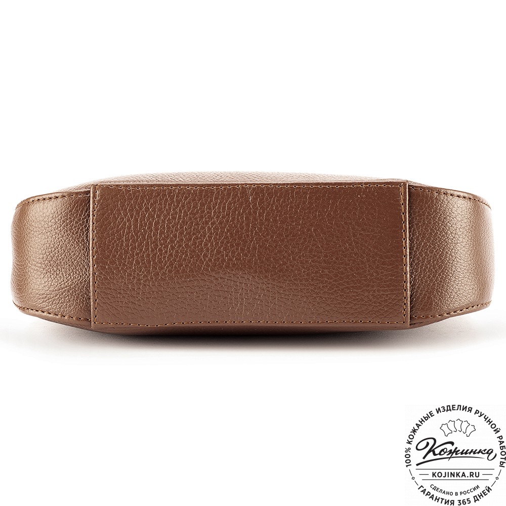 Женская кожаная сумка "Каролина" (светло-коричневая)