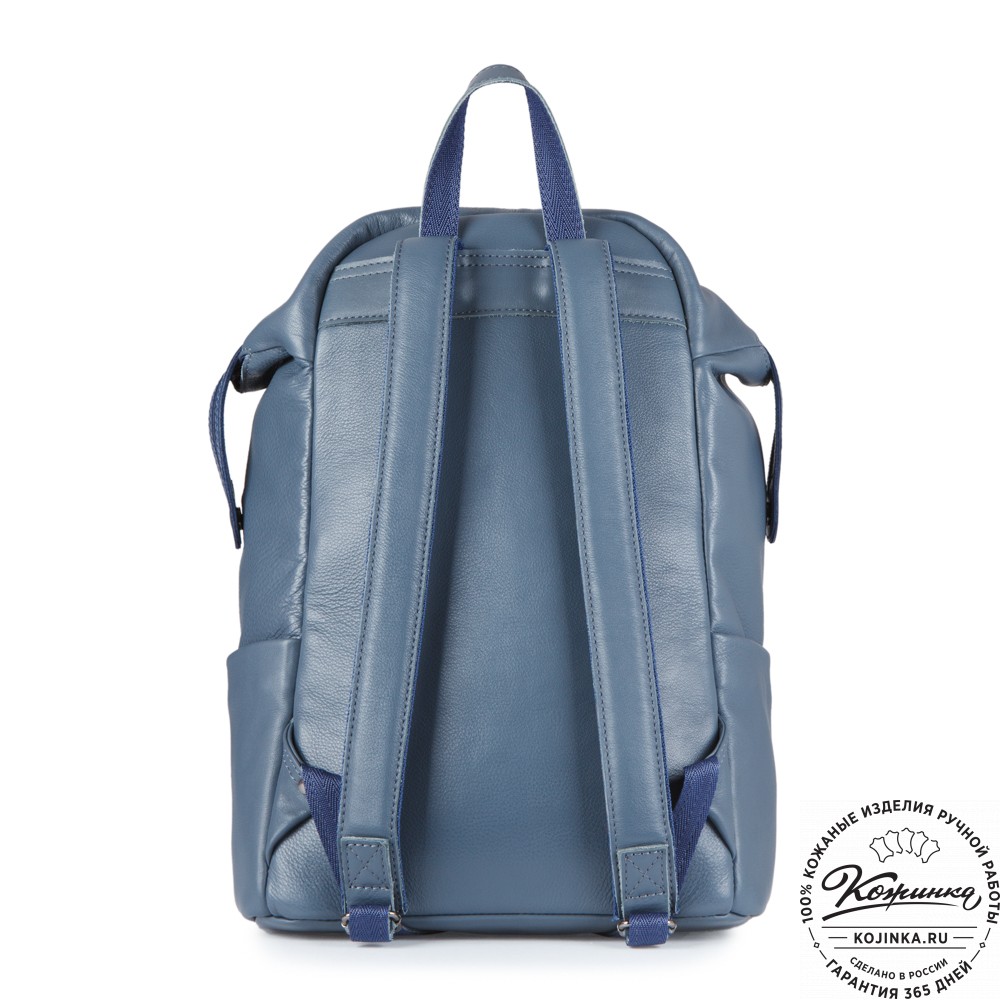 Кожаный рюкзак "Аргентум" (джинс)
