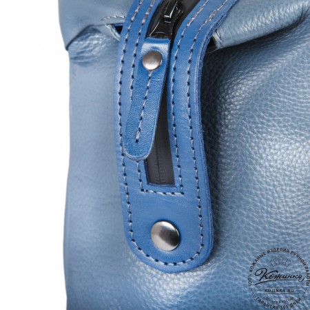 Кожаный рюкзак "Аргентум" (джинс)