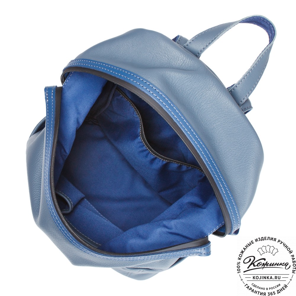 Кожаный рюкзак "Аргентум" (джинс)