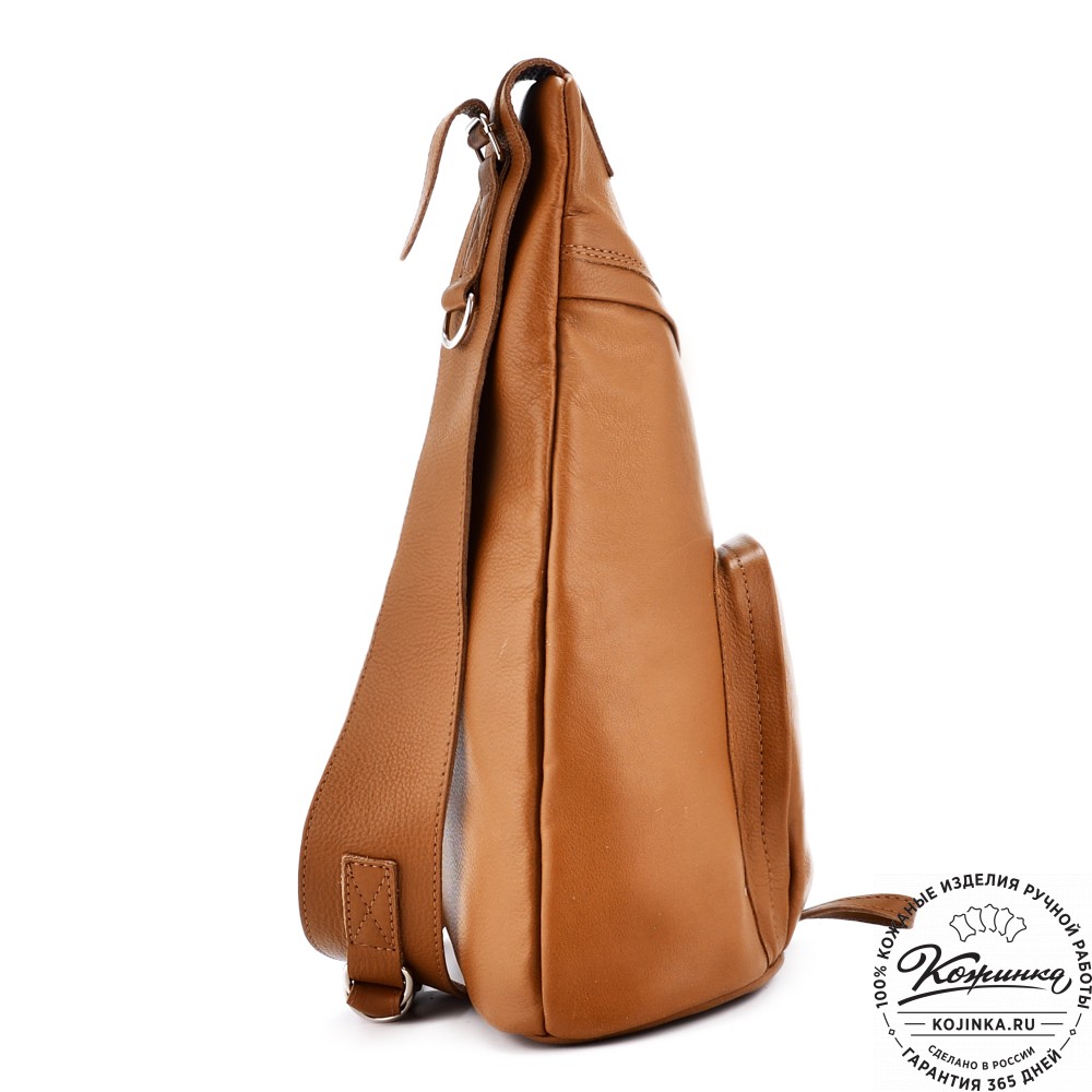 Кожаный рюкзак "Фобос" (орех)