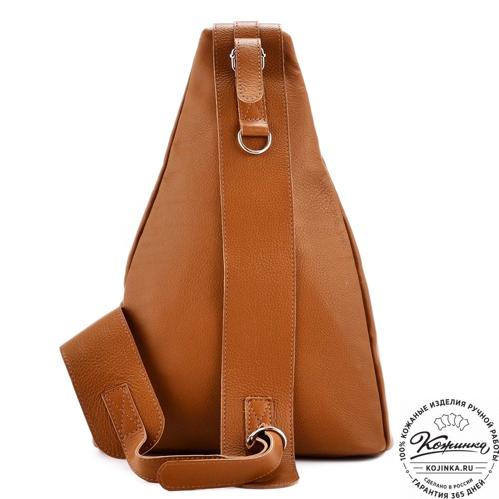 Кожаный рюкзак "Фобос" (орех)