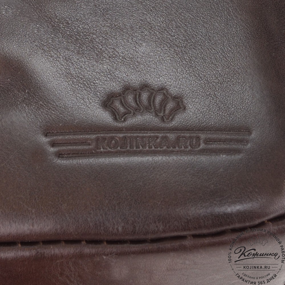  Кожаный рюкзак "Ланселот" (коричневая гладкая кожа)