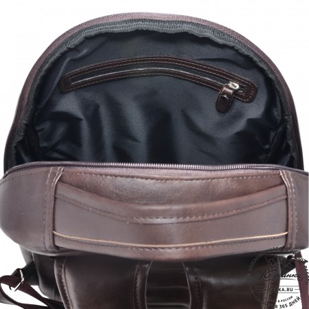 Кожаный рюкзак "Ланселот" (коричневая гладкая кожа)