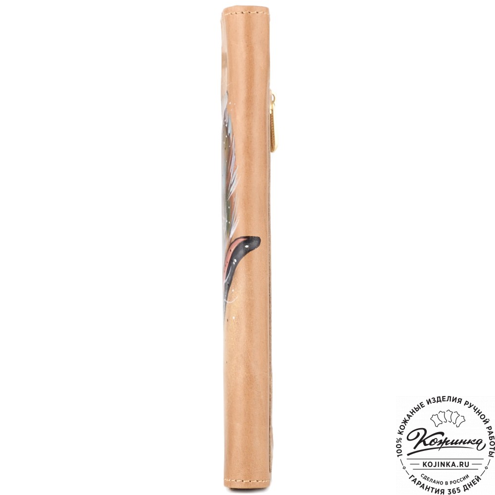 Кожаное портмоне "Монако" "Кролики чудики "