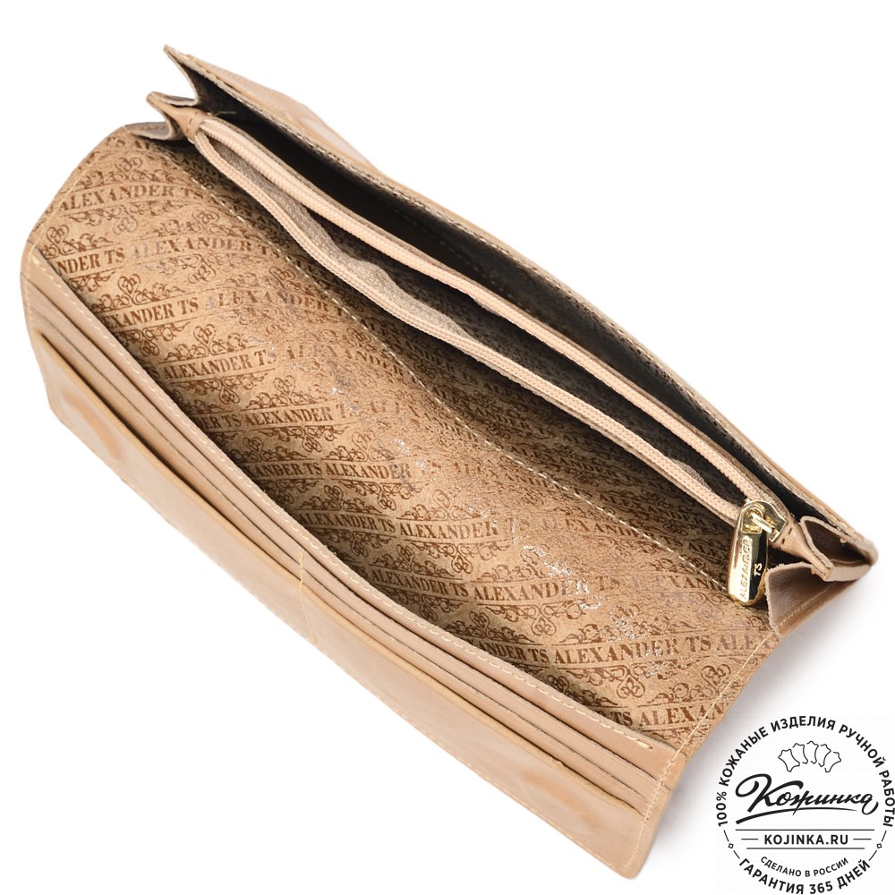 Кожаное портмоне "Монако" "Кролики чудики "