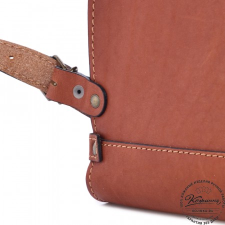 Кожаный ранец "Максимус 3" (рыжий)