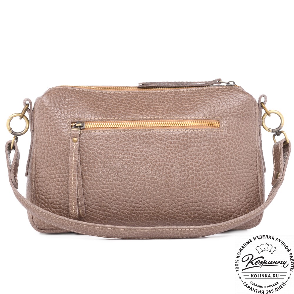 Женская кожаная сумка "Агата" (капучино)