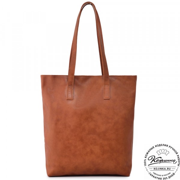  Женская кожаная сумка "Монреаль Нью" (рыжая гладкая кожа) . фото 1