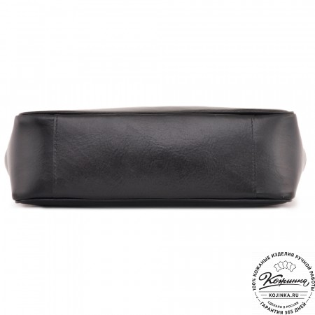  Женская кожаная сумка "Шампань" (черная)