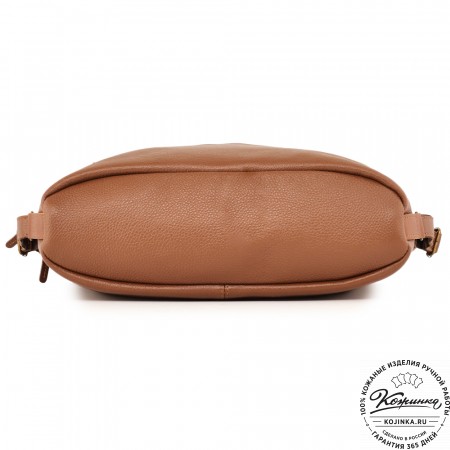 Женская кожаная сумка-трансформер "Ливадия" (коричневая) 