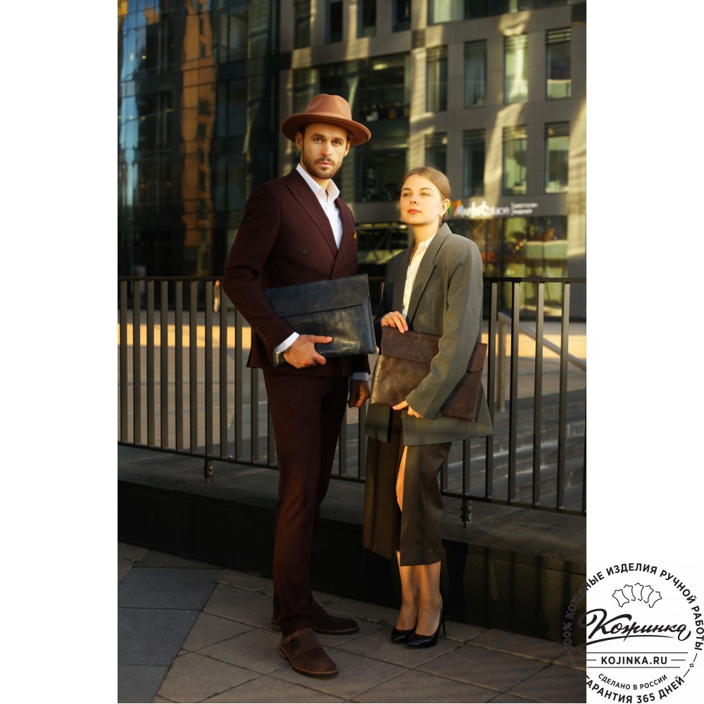 Папка для документов "Линда" (чёрная)