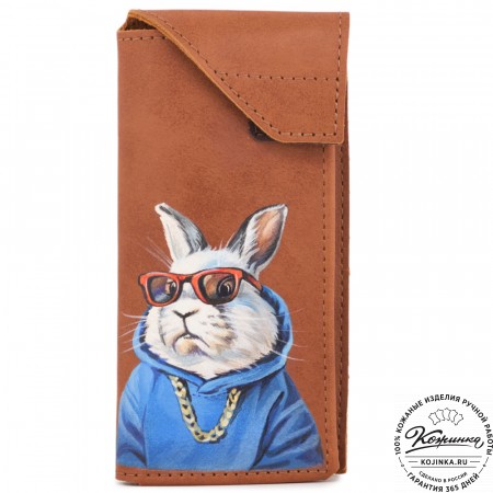 Кожаный футляр для очков "Марокко" "Кроль в очках"