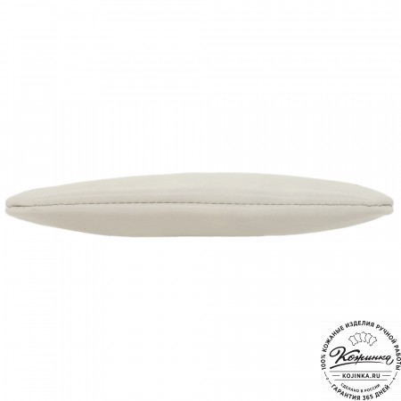 Женская кожаная сумка "Трио" (серый/бежевый/рыжий)