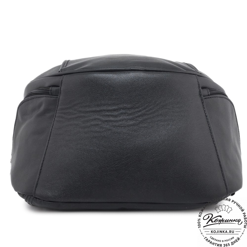 Кожаный рюкзак "Ланселот" (чёрный)