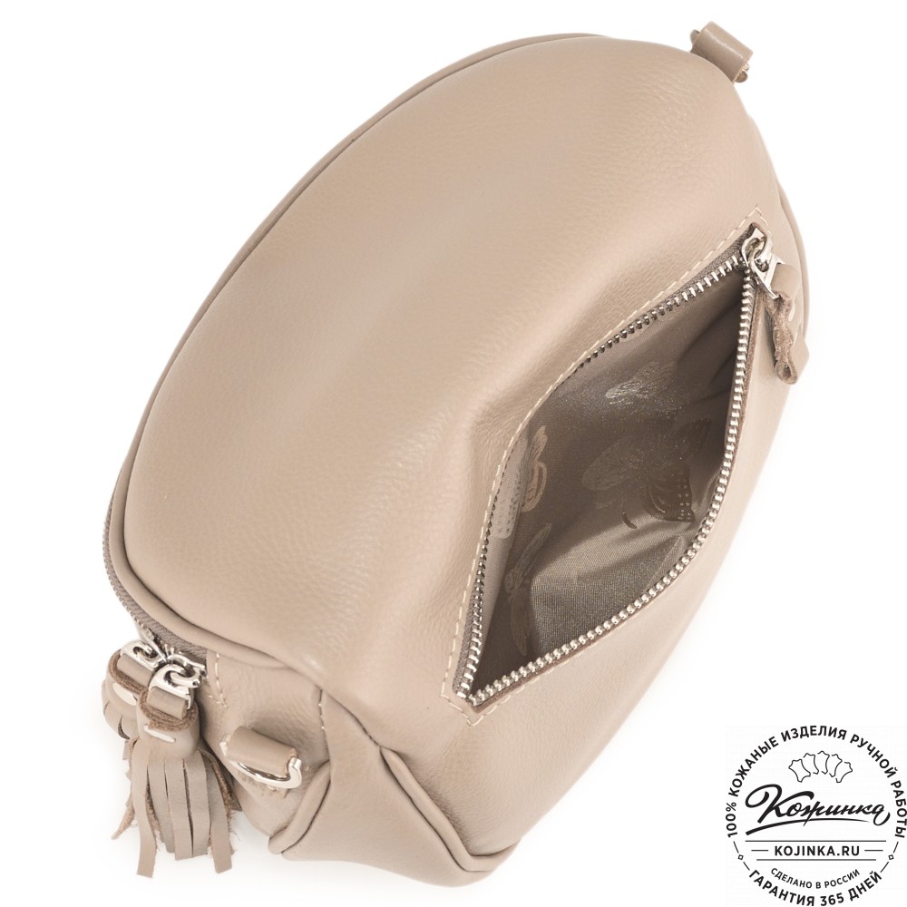 Женская кожаная сумка "Либерти" (капучино)