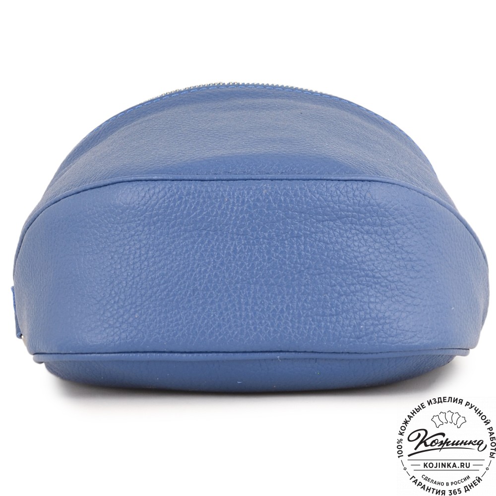Женская кожаная сумка "Либерти" (синяя)