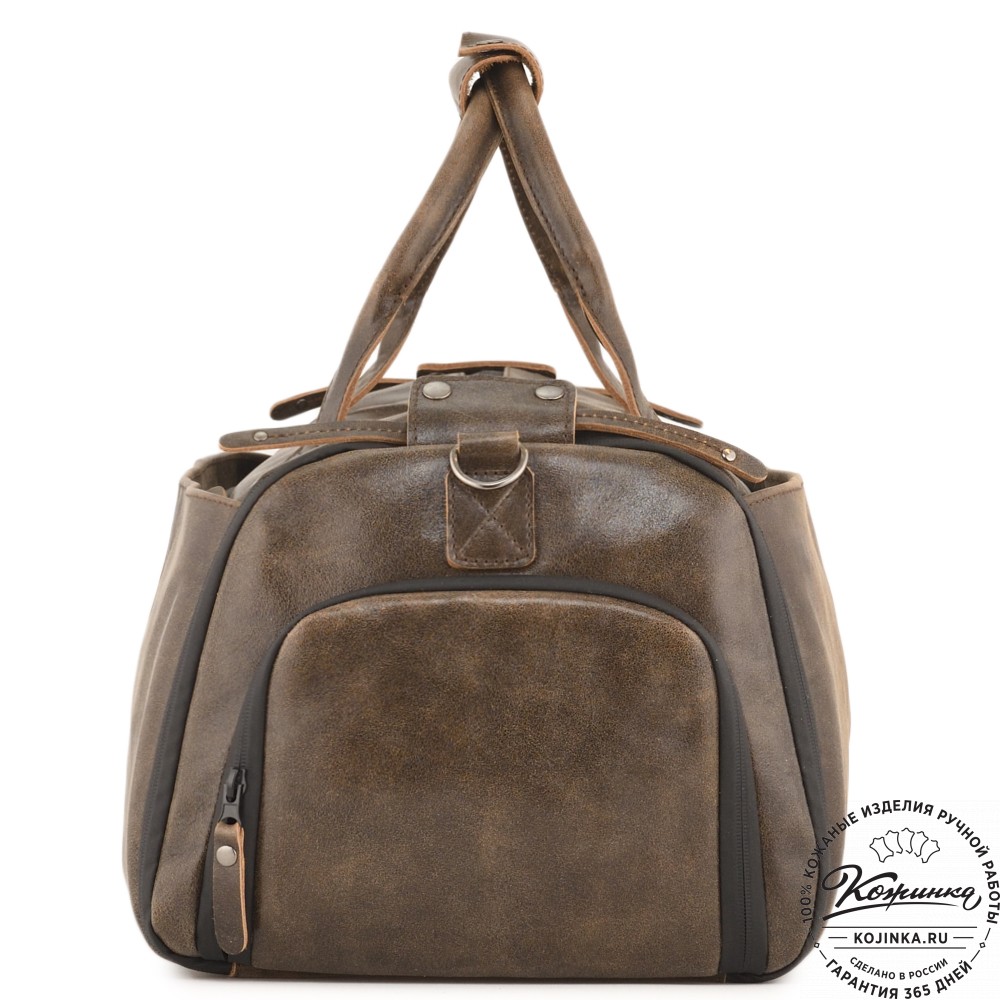 Кожаная сумка-портплед "Титан" (коричневая наппа)