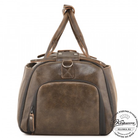Кожаная сумка-портплед "Титан" (коричневая наппа)