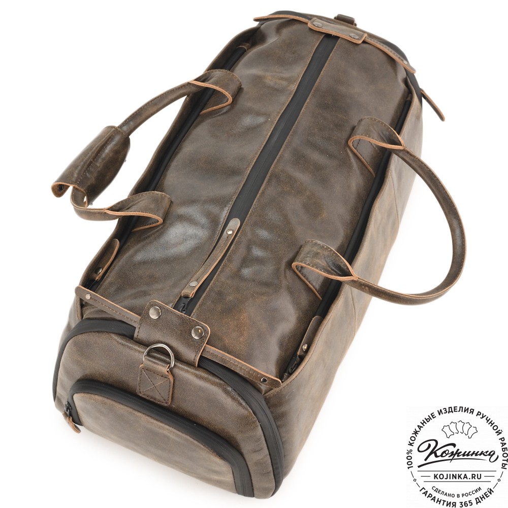 Кожаная сумка-портплед "Титан" (коричневая наппа)