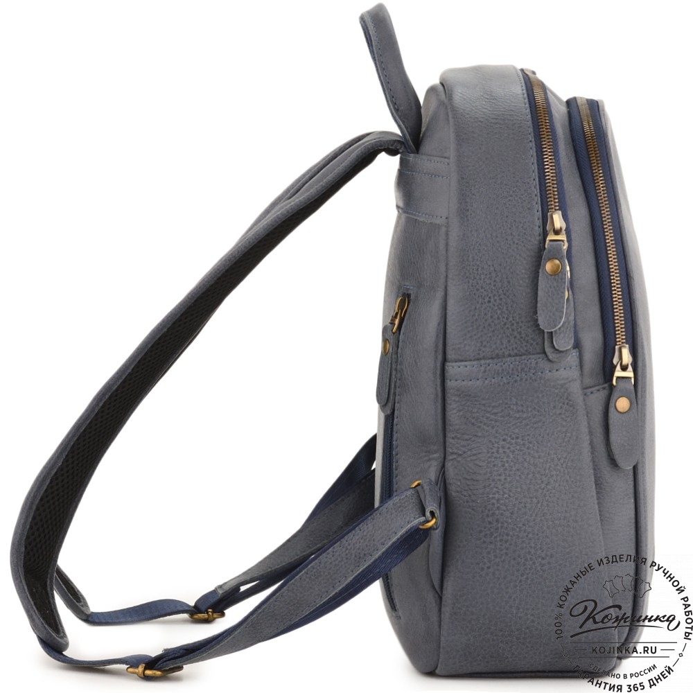 Кожаный рюкзак "Рамона" (джинс)