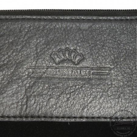 Чехол для ноутбука "Колизей" (велюр/кожа) черный