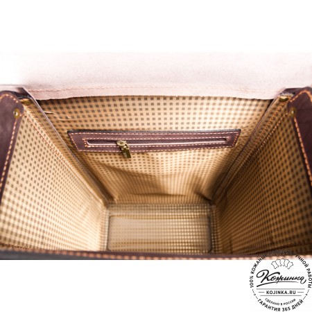 Мужской кожаный рюкзак "Легион" (коричневый)